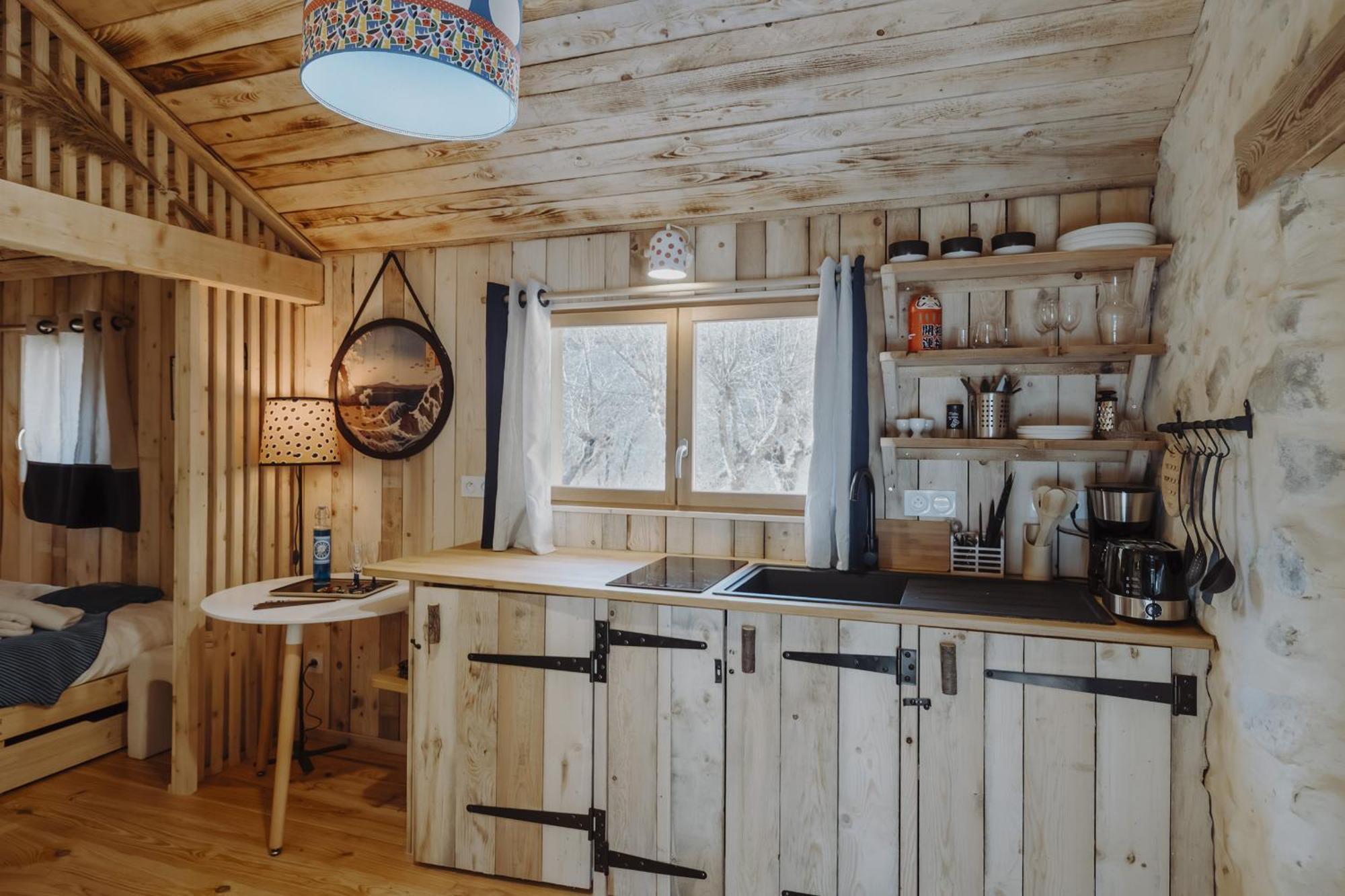 Les Cabanes Du Dauphine Et Logis A La Ferme Gap Zimmer foto