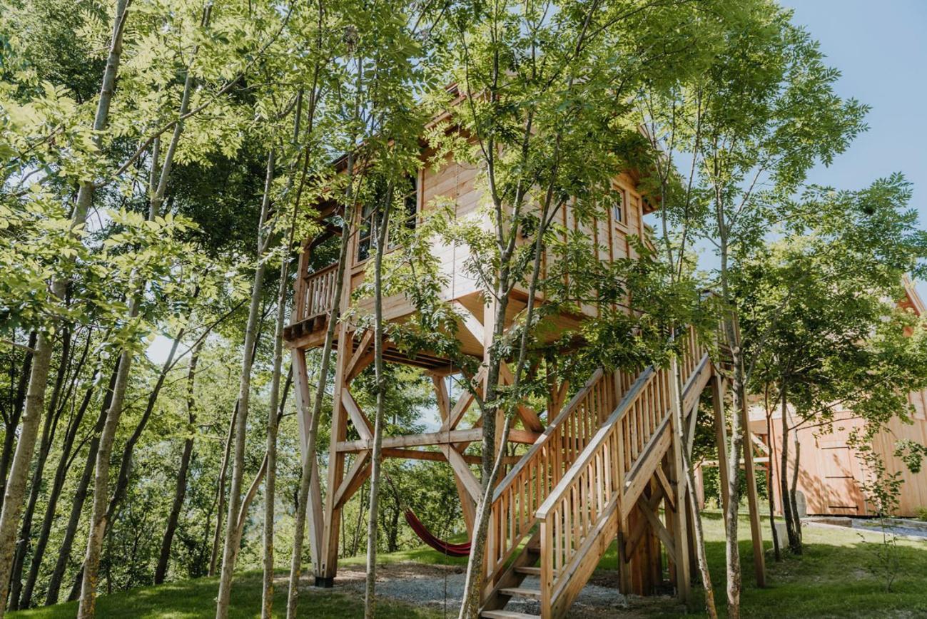 Les Cabanes Du Dauphine Et Logis A La Ferme Gap Exterior foto